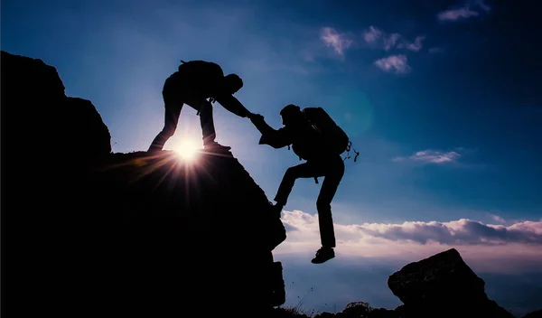 Actividades Escalada Amanecer — Foto de Stock