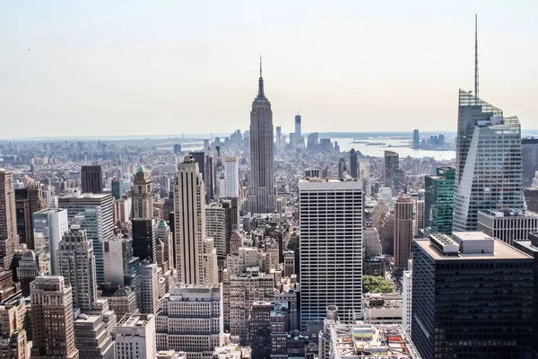 Stadsbilden Visa Lägre New York City Solig Dag — Stockfoto