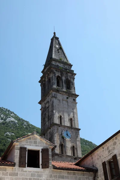 Mikuláše Chatolic Perast Černá Hora — Stock fotografie