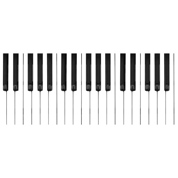 Dettaglio Chiavi Una Tastiera Musica — Foto Stock