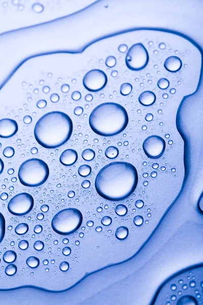 Gota Água Azul Para Fundo — Fotografia de Stock