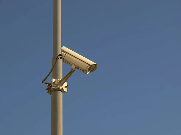 Câmera Vídeo Circuito Fechado Para Vigilância Segurança — Fotografia de Stock