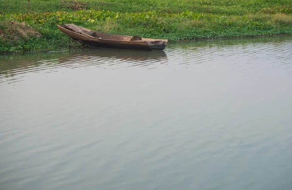 Barche Ancorare Sul Lungomare Thailandia Kalasin — Foto Stock