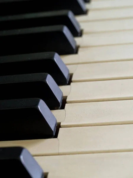 Клавіші Фортепіано Дуже Добре Любили Часто Грали Піаніно — стокове фото