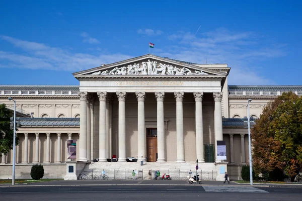 Szepmuveszeti Muzeum Hősök Tere Szépművészeti Múzeum Budapest Magyarország — Stock Fotó