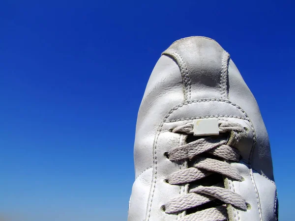 Detail Shot Old Worn Out Sneakers Depicting Sneaker Culture — Stock Photo, Image