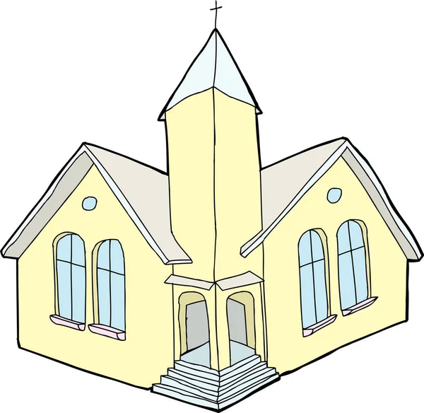 Iglesia caricatura fotos de stock, imágenes de Iglesia caricatura sin  royalties | Depositphotos