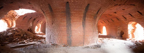 Ruinas Una Fábrica Industrial Muy Contaminada Serie Industrial — Foto de Stock