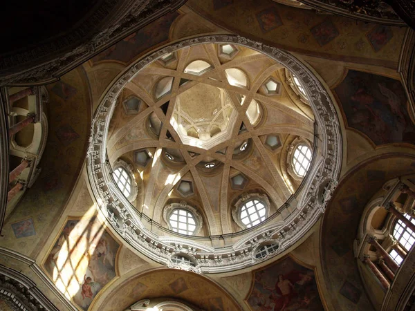 Cúpula Iglesia Barroca San Lorenzo Turín Torino — Foto de Stock