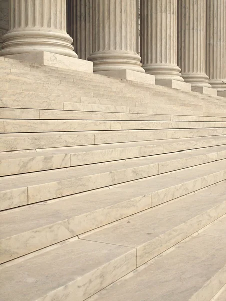 Pasos Columnas Entrada Corte Suprema Los Estados Unidos Washington — Foto de Stock