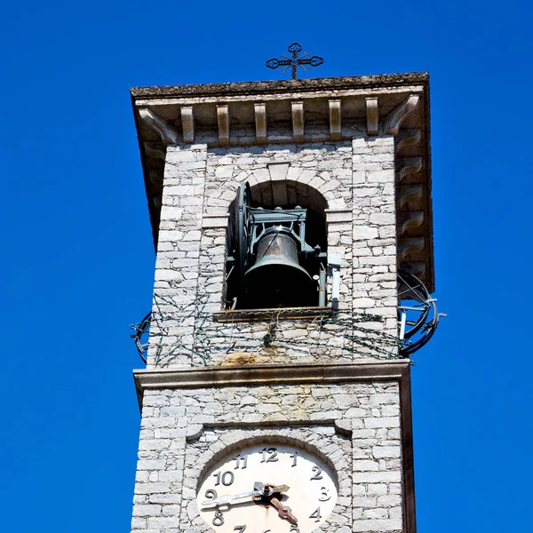 Ancien Πύργο Του Ρολογιού Στην Ιταλία Παλαια Πετρινη Ευρώπη Και — Φωτογραφία Αρχείου