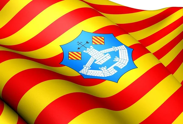 Vlag Van Minorca Spanje Close — Stockfoto