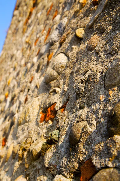 Мілан Старовинній Церковній Бетонній Стіні Цегли Абстрактний Фон Камінь — стокове фото