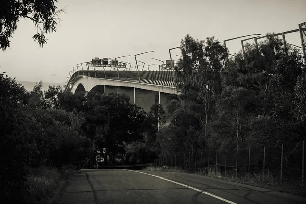 Gateway Bridge Sir Leo Hielscher Bridges Atardecer Brisbane Queensland Australia — Foto de Stock
