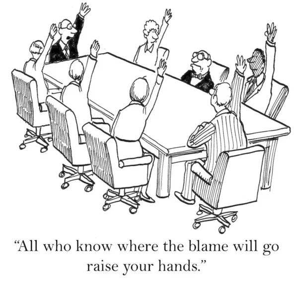 All Who Know Blame Raise Your Hands — Stock Photo, Image