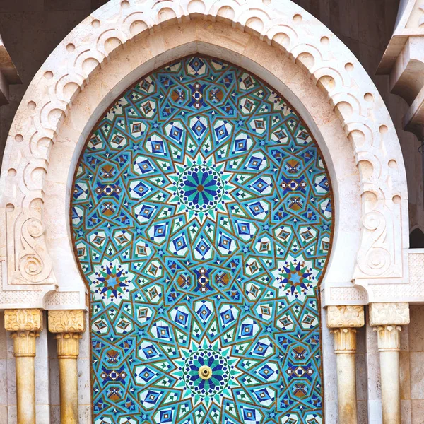 Fontana Morocco Africa Antico Palazzo Murale Costruzione Epoca — Foto Stock