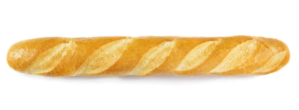 孤立在白色法式长棍面包 — 图库照片