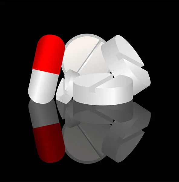 Illustration Pharmacy Pills — Stock Photo, Image