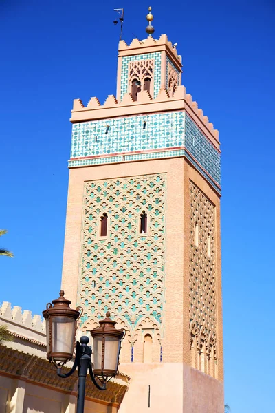 Maroc Africa Minaret Blue Sky — Stock Photo, Image