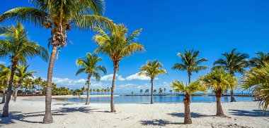 The Round Beach at Matheson Hammock County Park Miami Florida clipart