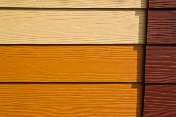 マルチ カラー木製部屋 — 图库照片