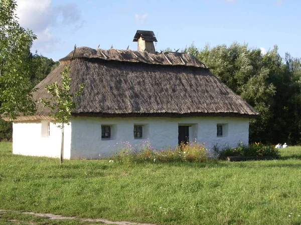 Casa Ucraniana Del Campo — Foto de Stock