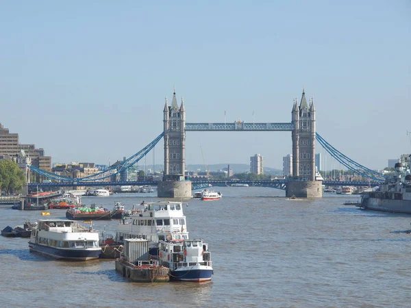 Tower Bridge River Thames Londres Reino Unido — Fotografia de Stock