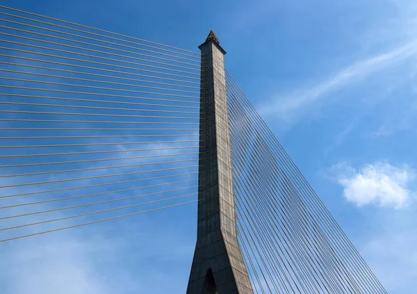 Mega Link Bridge Ráma Přes Řeku Choa Phraya Bangkoku Thajsko — Stock fotografie