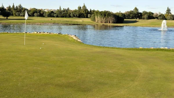 Lago Campo Golf Andaluz —  Fotos de Stock