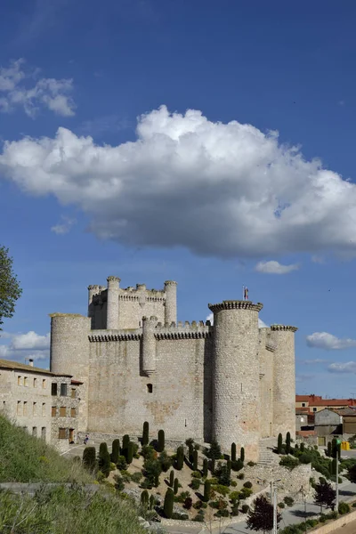 Torija Castle Cloud Blue Sky Spain — Stock Photo, Image