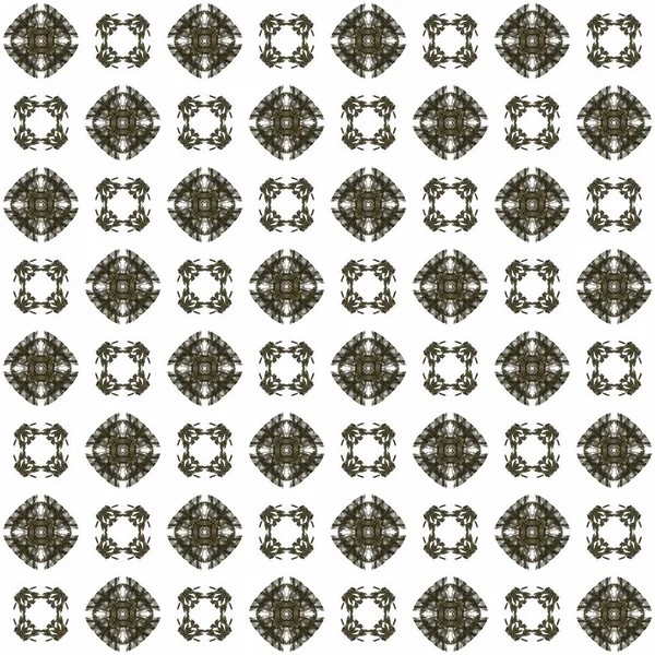 Naadloze Textuur Met Weergave Abstracte Fractal Grijs Patroon Een Witte — Stockfoto