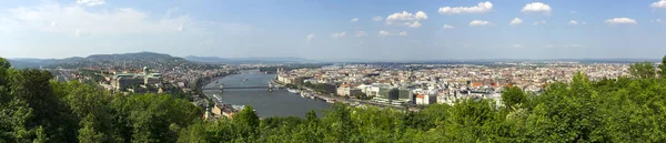 Printemps Photo Panoramique Centre Historique Moins Cher Hongrie — Photo