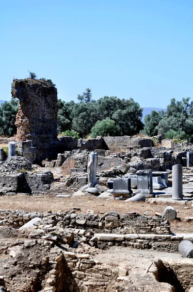 Pretorio Sitio Arqueológico Gortyn Creta Grecia — Foto de Stock