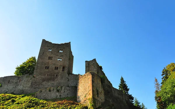 Vista Del Castillo Medieval Schauenburg Cerca Oberkirch Condado Ortenau Baden — Foto de Stock