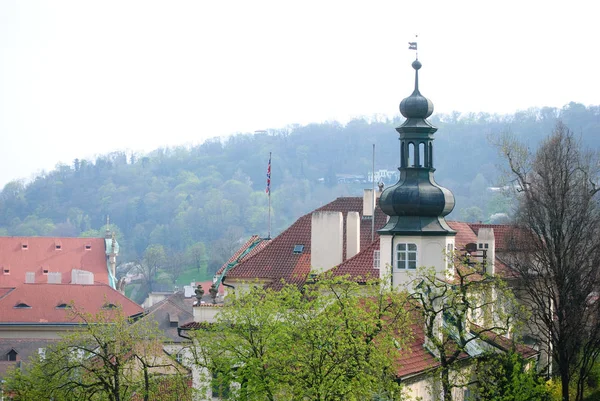 Malowniczy Widok Praską Architekturę Czechy — Zdjęcie stockowe