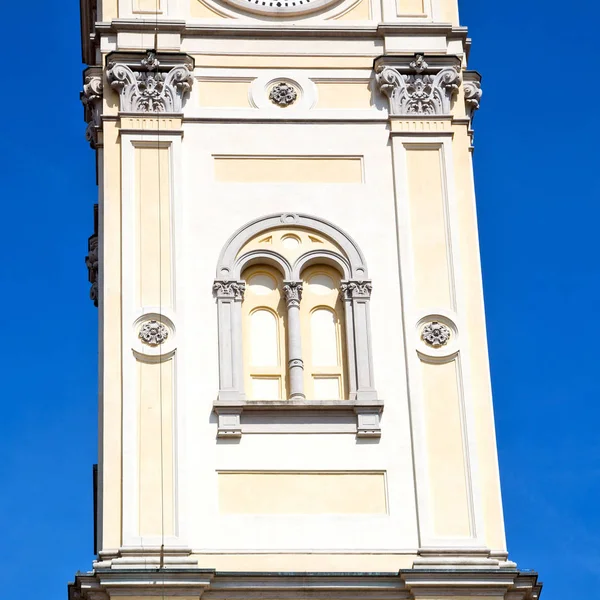 Antigua Torre Del Reloj Italia Europa Vieja Piedra Campana — Foto de Stock