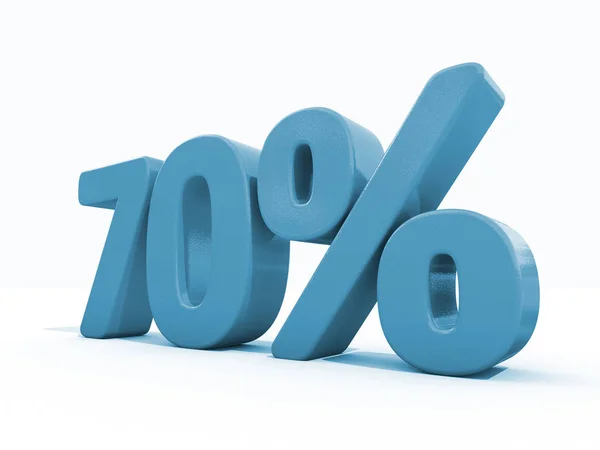 Prozentsatz Symbol Auf Weißem Hintergrund Rabatt Illustration — Stockfoto