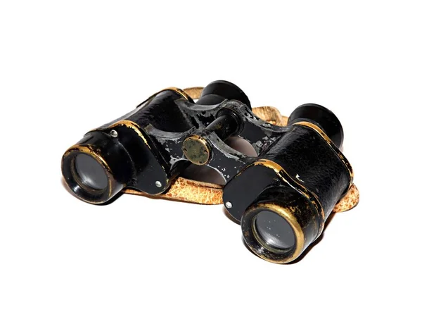 Binocular Muy Viejo Con Cinturón — Foto de Stock