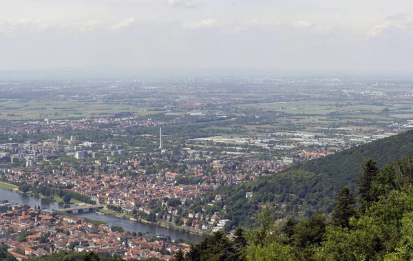 Città Medievale Heidelerg Nel Sud Della Germania — Foto Stock