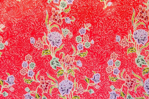 Fond Tissu Batik Coloré — Photo