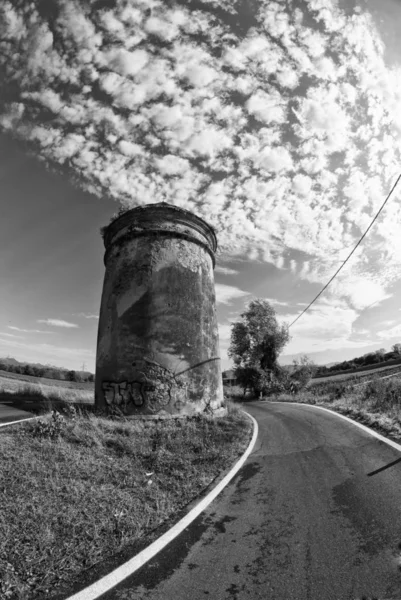 Башта Сільській Місцевості Тоскана Італія — стокове фото