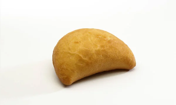 Calzone Frito Isolado Branco — Fotografia de Stock