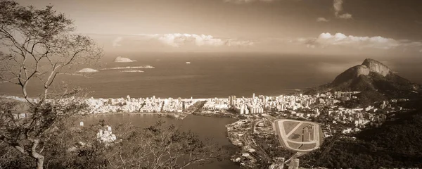 Vista Alto Ángulo Hipodromo Gavea Río Janeiro Brasil —  Fotos de Stock