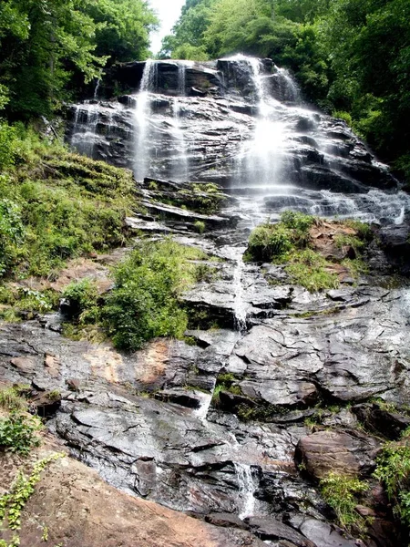 Escursioni Nel Parco Statale Delle Cascate Dell Amicalola Dawsonville Georgia — Foto Stock