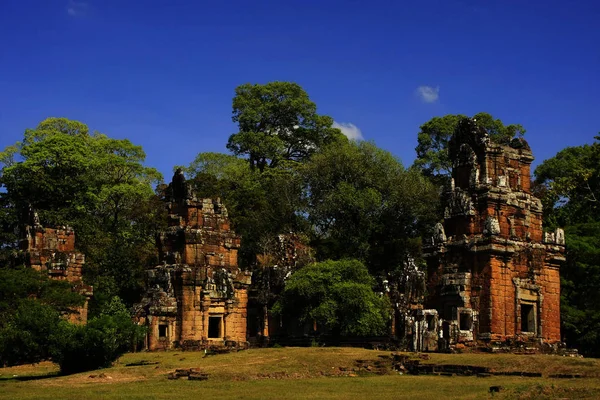 Prasats Suor Prat Angkor Thom Περιοχή Angkor Siem Συγκεντρώνει Καμπότζη — Φωτογραφία Αρχείου