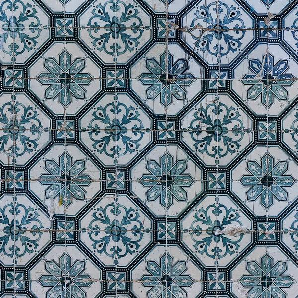 Azulejos Portugal Azulejos Primer Plano — Foto de Stock