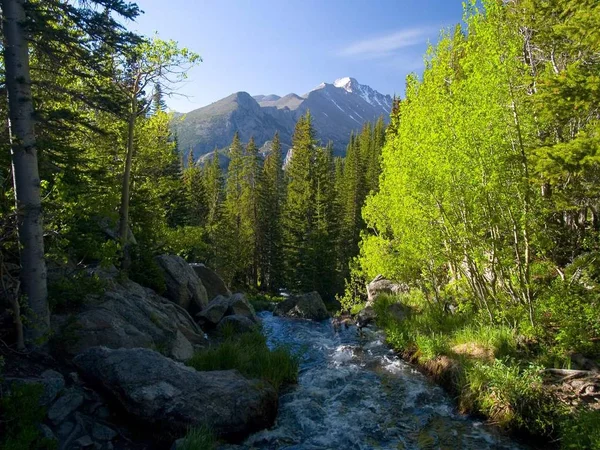 Dream Lake Trail Rocky Mountain National Park — Stock Photo, Image