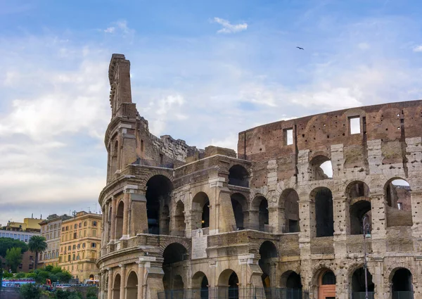Nézd Nagy Római Colosseum Colosseum Colosseo Más Néven Flavián Amfiteátrum — Stock Fotó