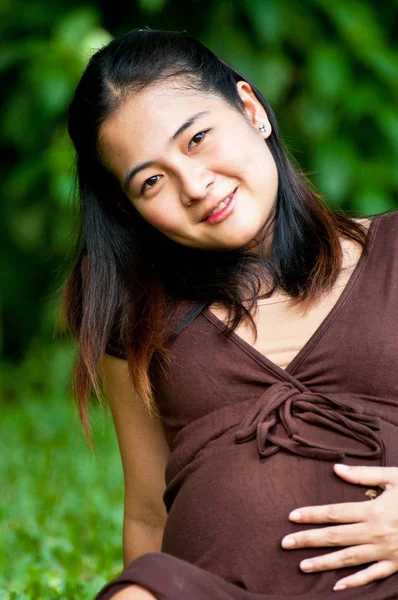 Krásná Těhotná Matka Být — Stock fotografie