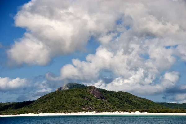 Whitehaven Beach Svatodušním Souostroví Queensland Austrálie — Stock fotografie